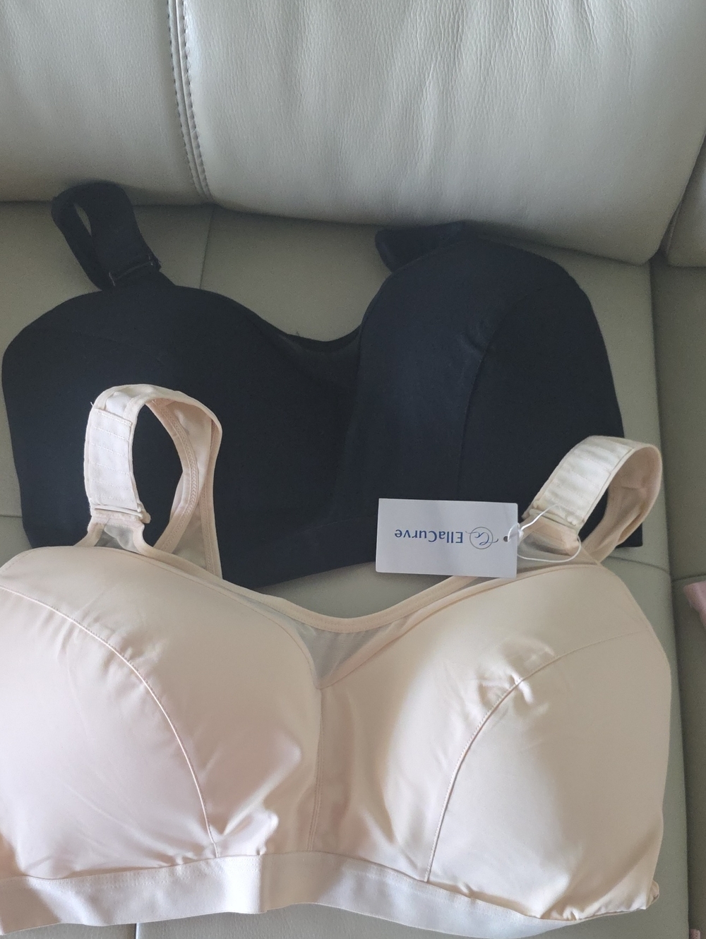 EllaCurve Seamless Comfort Bra - Nude 2XL NWT